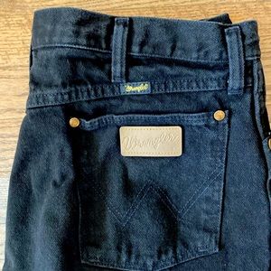 Men’s Black Wrangler Jeans  38x30